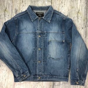 Thunder Size Large VINTAGE Oversized Jean Jacket